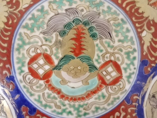 古伊万里唐草 来客揃 古伊万里 染付 全面花唐草文 大皿【享保】 ｜ 古陶磁 大林師友堂